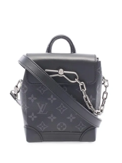 Louis Vuitton Pre-Owned 2021 nano Steamer Monogram Eclipse tote bag