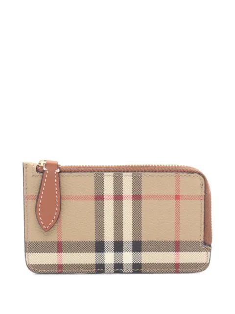 Burberry Pre-Owned check card case coin purse