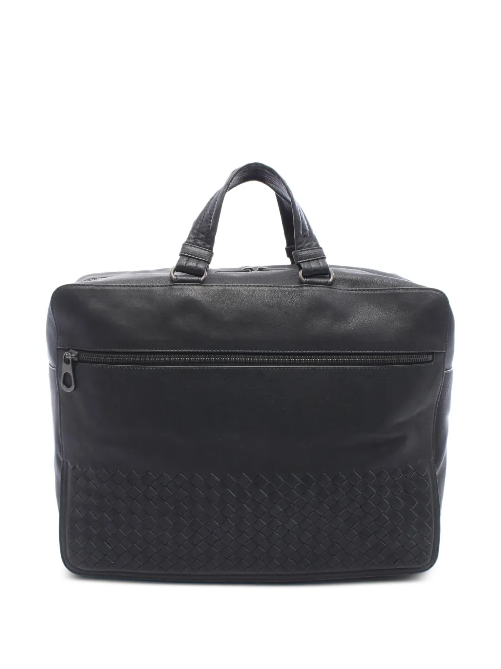 Bottega Veneta Pre-Owned sac à dos en cuir Intrecciato (années 2010) - Noir Bottega Veneta Pre-Owned sac à dos en cuir Intrecciato (années 2010) - Noir