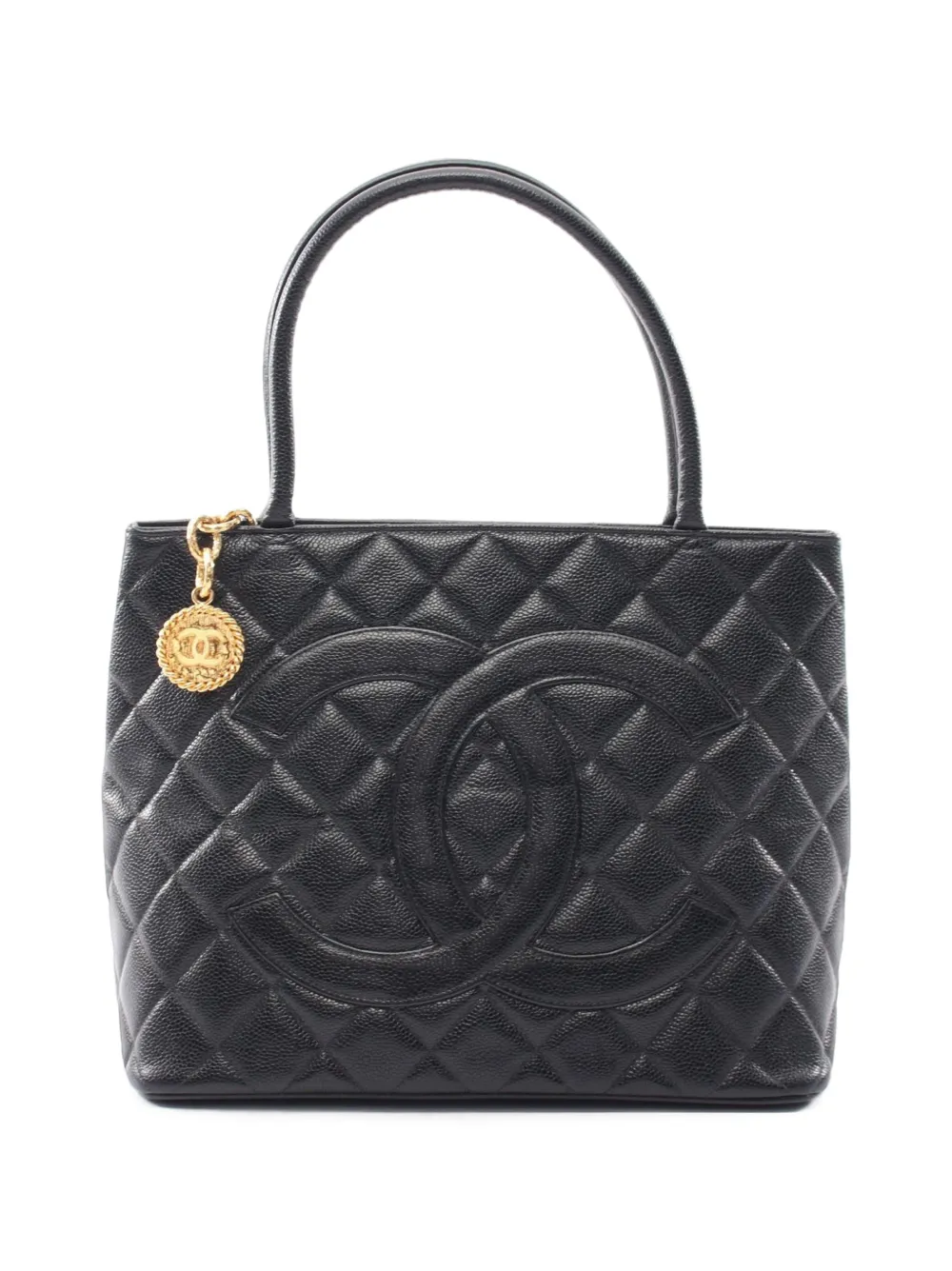 CHANEL Pre-Owned 1997-1999 Reissue leather tote bag - Nero