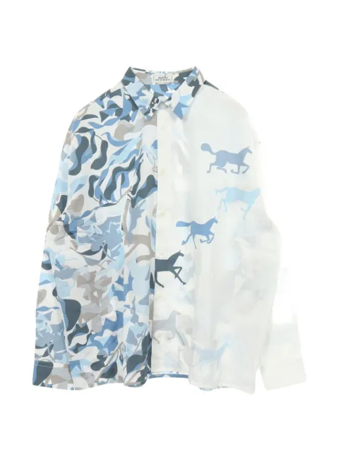 Hermès Pre-Owned Puzzle Vegetal shirt