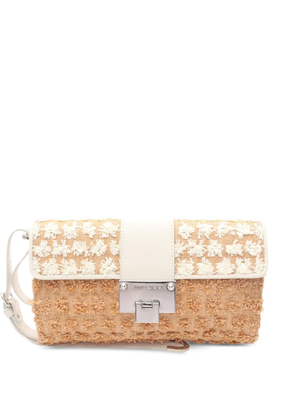 Jimmy Choo Pre-Owned 2000s straw clutch bag - Toni neutri