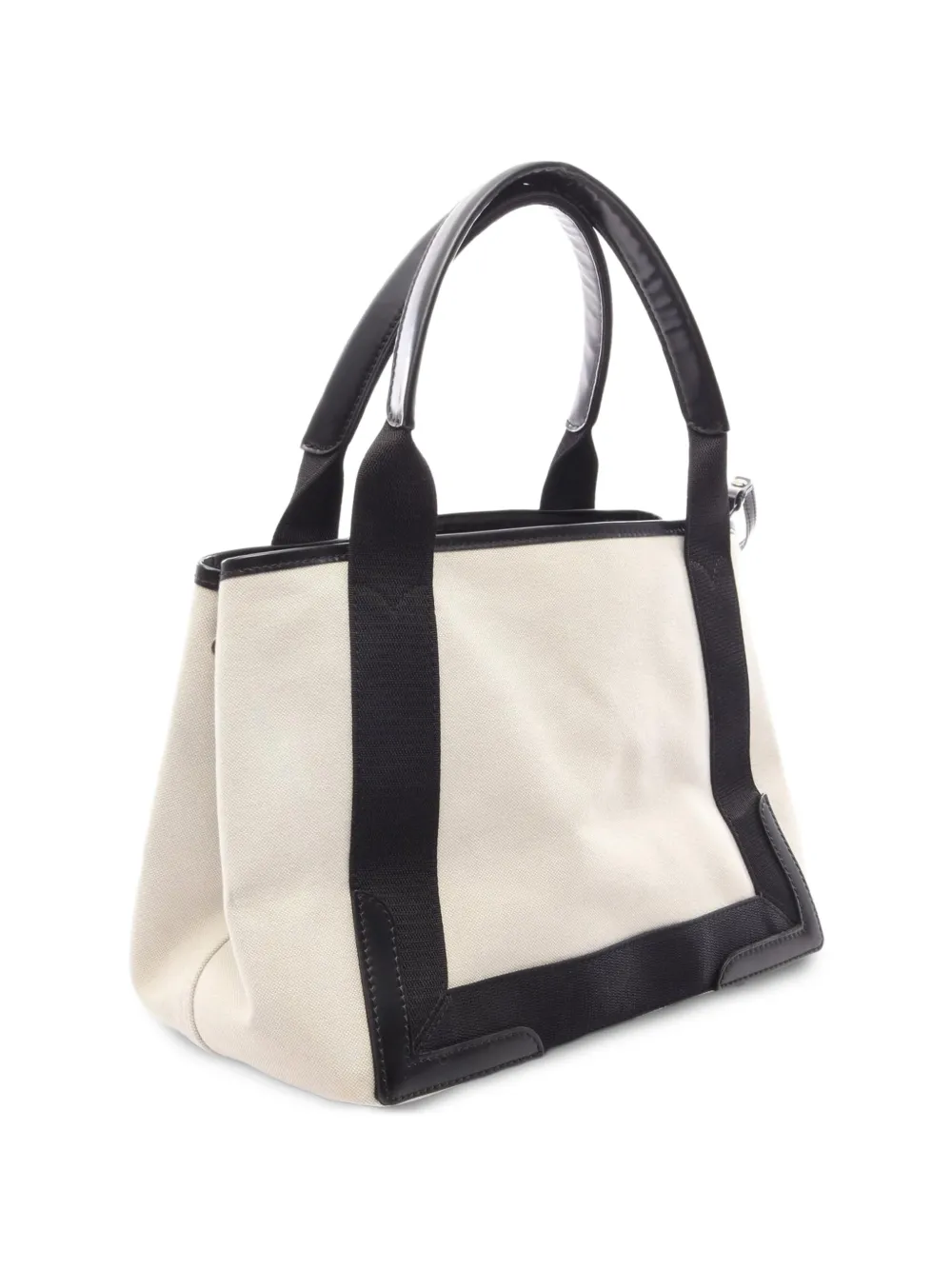 Balenciaga Pre-Owned 2000s Navy Cabas S Tote Bag - Nude
