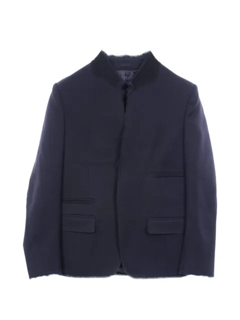 Alexander McQueen Pre-Owned 2000s cut-off buttonless jacket
