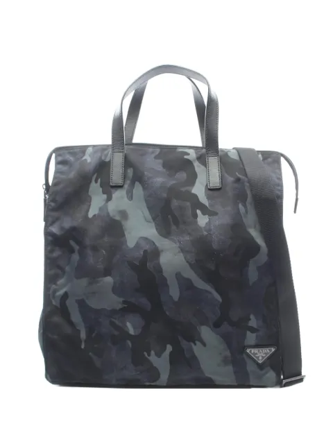 Prada Pre-Owned 2000s camouflage-print tote bag