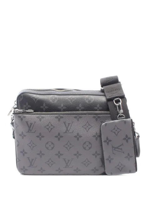 Louis Vuitton Pre-Owned 2010s Trio Messenger Monogram Eclipse messenger bag