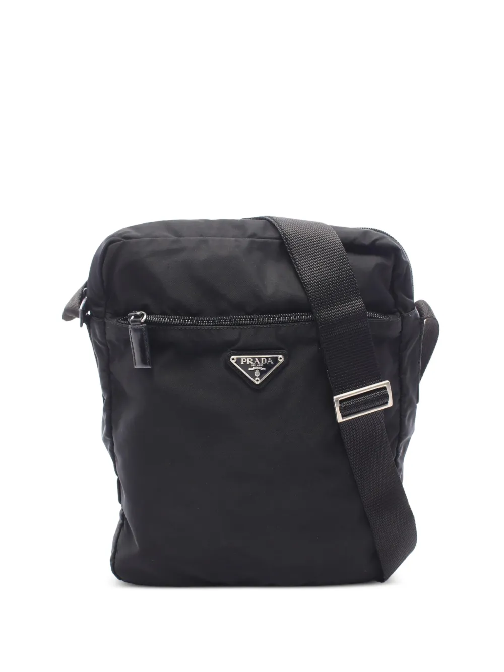 Prada Pre-Owned 2000s Schultertasche mit Logo - Schwarz