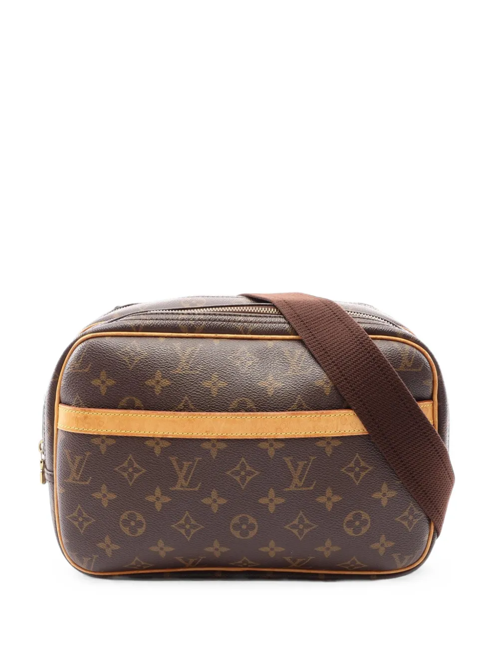 Louis Vuitton Pre-Owned Reporter PM Schultertasche mit Monogramm - Braun