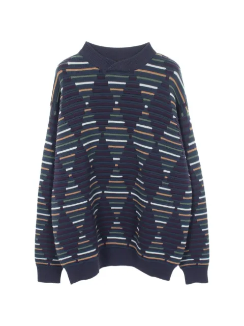 Giorgio Armani Pre-Owned suéter en jacquard 2010