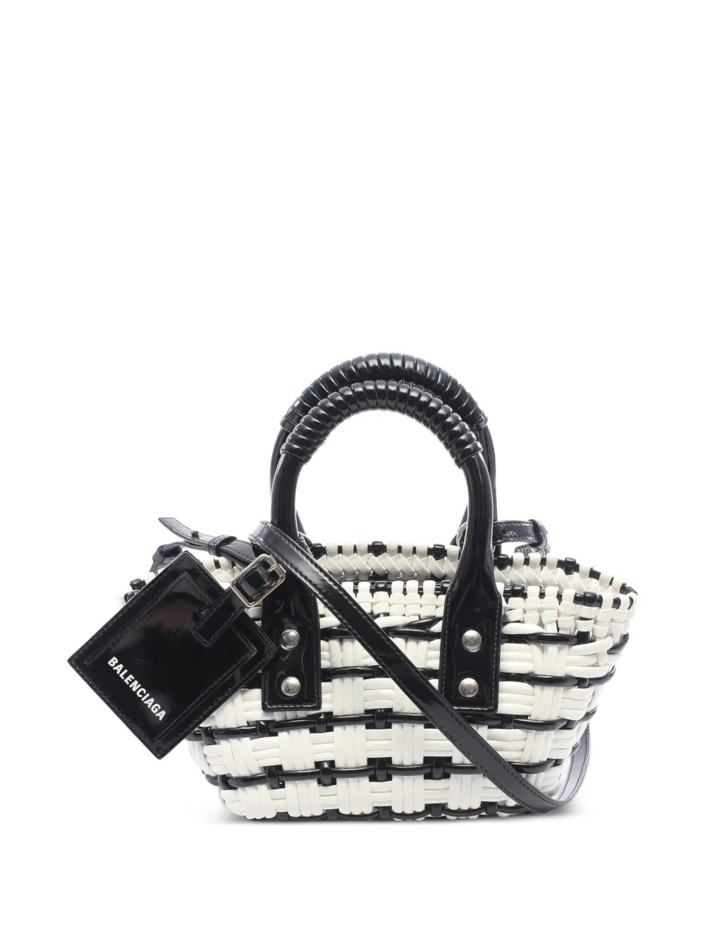 Balenciaga Pre-Owned 2010s Bistro basket bag - White