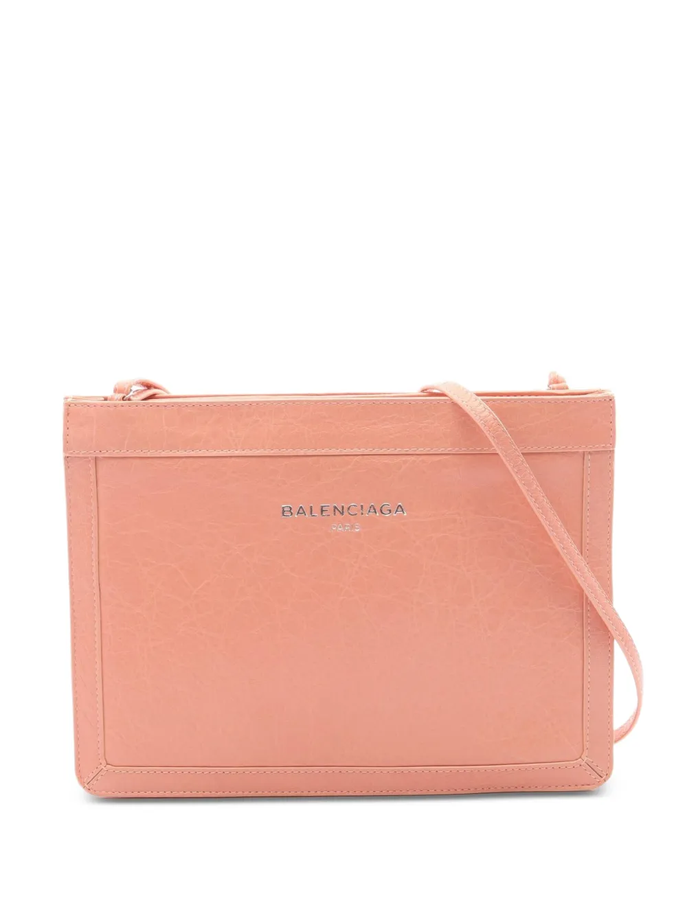 Balenciaga Pre-Owned 2010s Navy Pochette Schultertasche - Orange