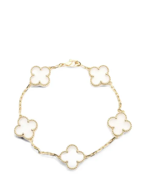 Van Cleef & Arpels Pre-Owned 2010s Vintage Alhambra crystal bracelet