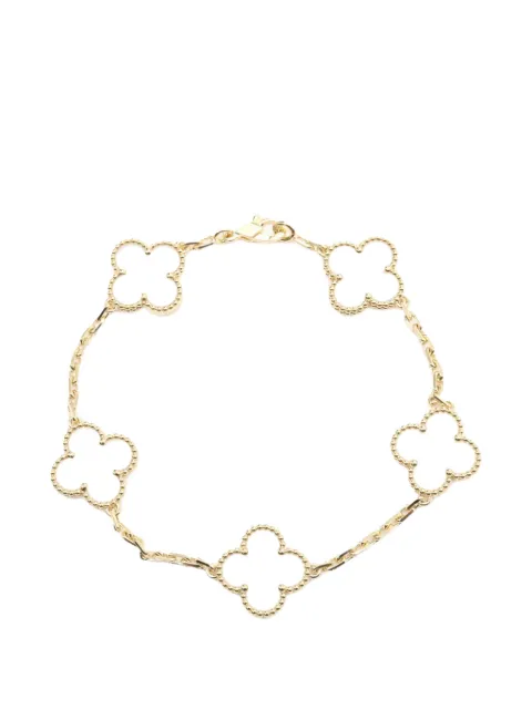 Van Cleef & Arpels Pre-Owned 2010s Vintage Alhambra crystal bracelet