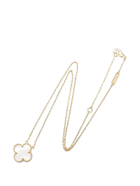 Van Cleef & Arpels Pre-Owned 2010s Vintage Alhambra mother of pearl necklace