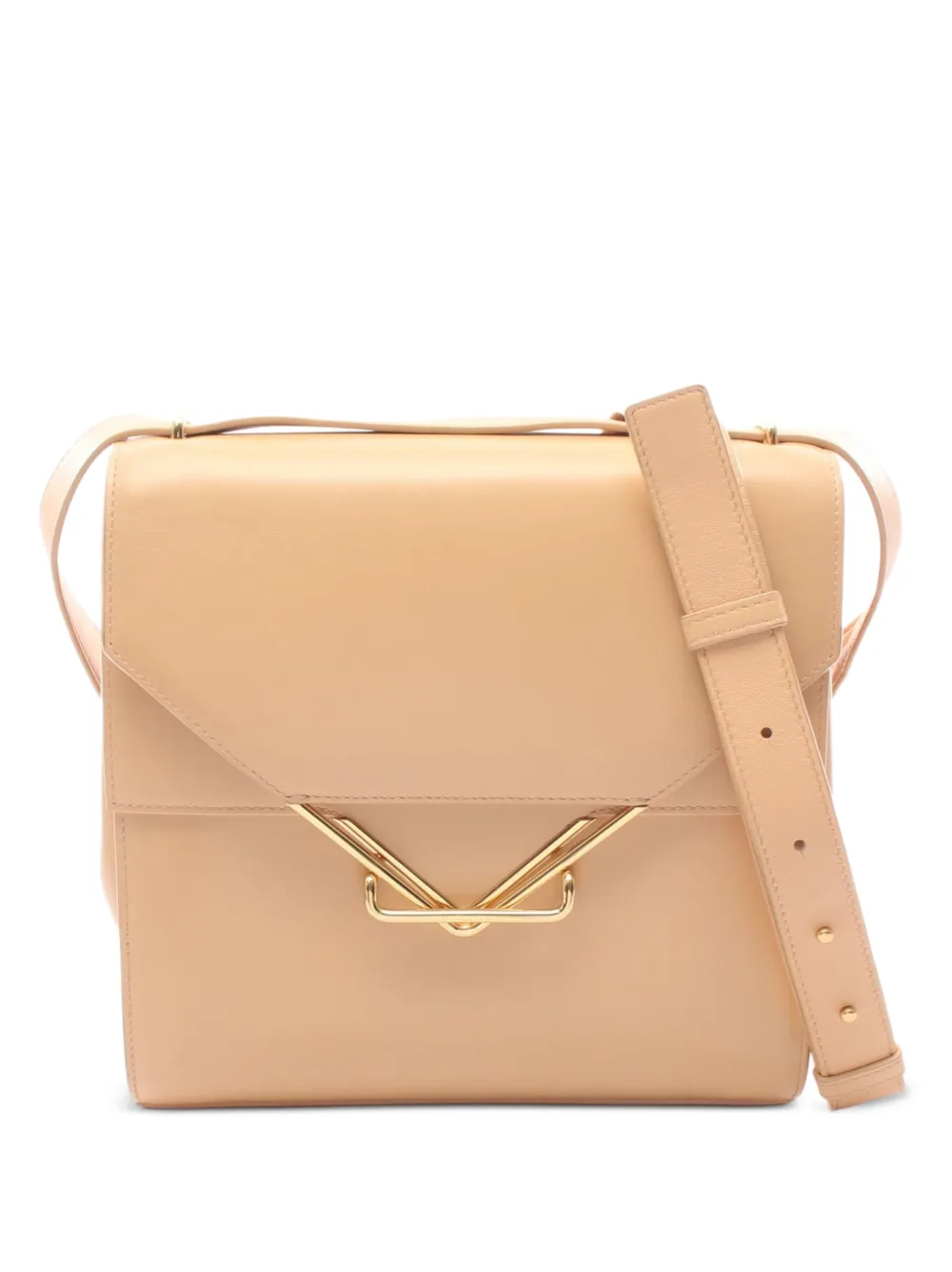 Bottega Veneta Pre-Owned 2010s The Clip shoulder bag - Neutrals