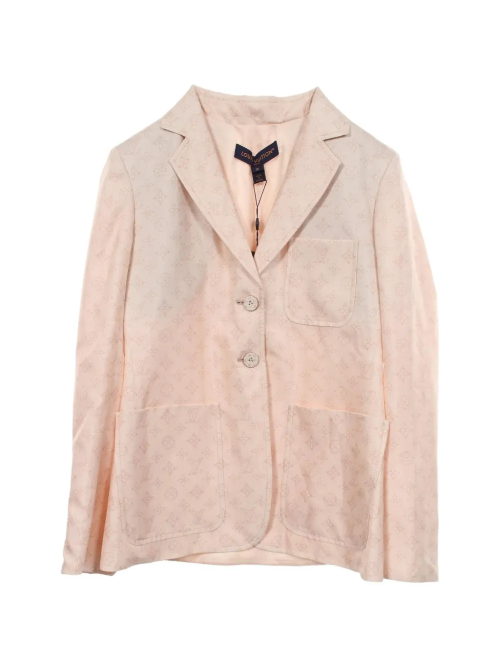 Louis Vuitton Pre-Owned 2020s Monogram tailored jacket - Rosa