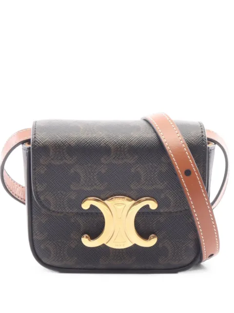 Celine Pre-Owned bolsa crossbody Claude Triomphe mini 2010