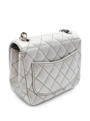 CHANEL Pre-Owned 1990s キルティング ミニバッグ | シルバートーン