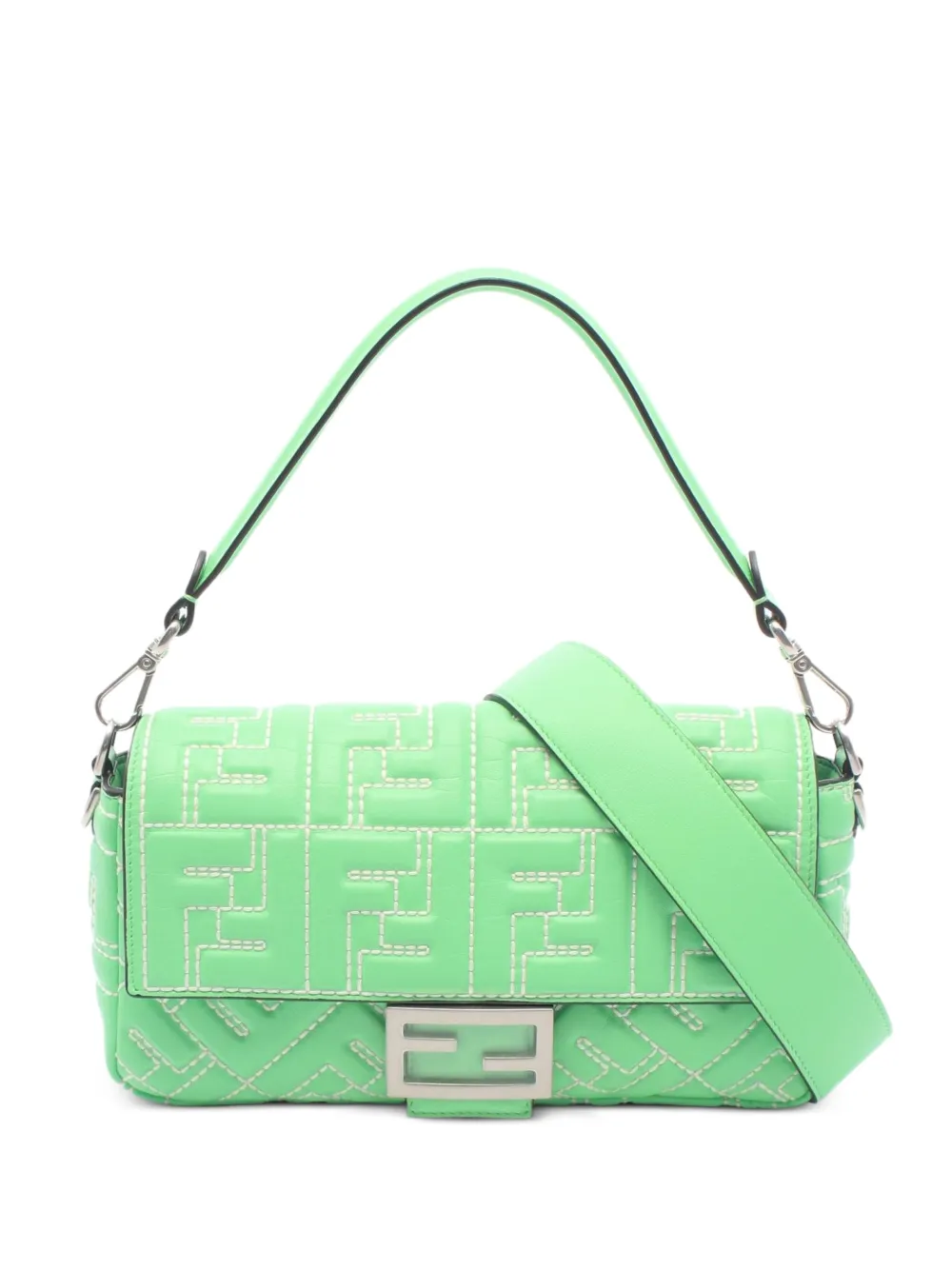 Fendi Pre-Owned 2010s Zucca Tote Bag - Grün