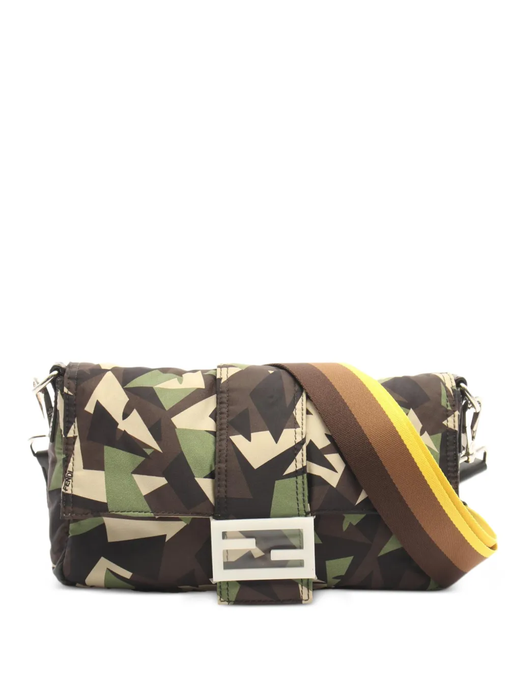 Fendi Pre-Owned 2010s Mamma Baguette Schultertasche - Braun
