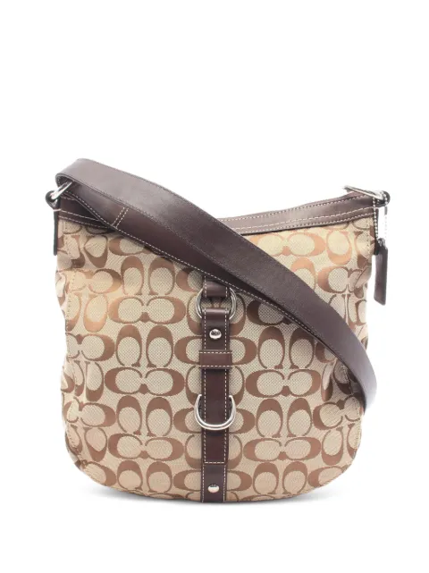 Coach Vintage bolso de hombro Signature 2010