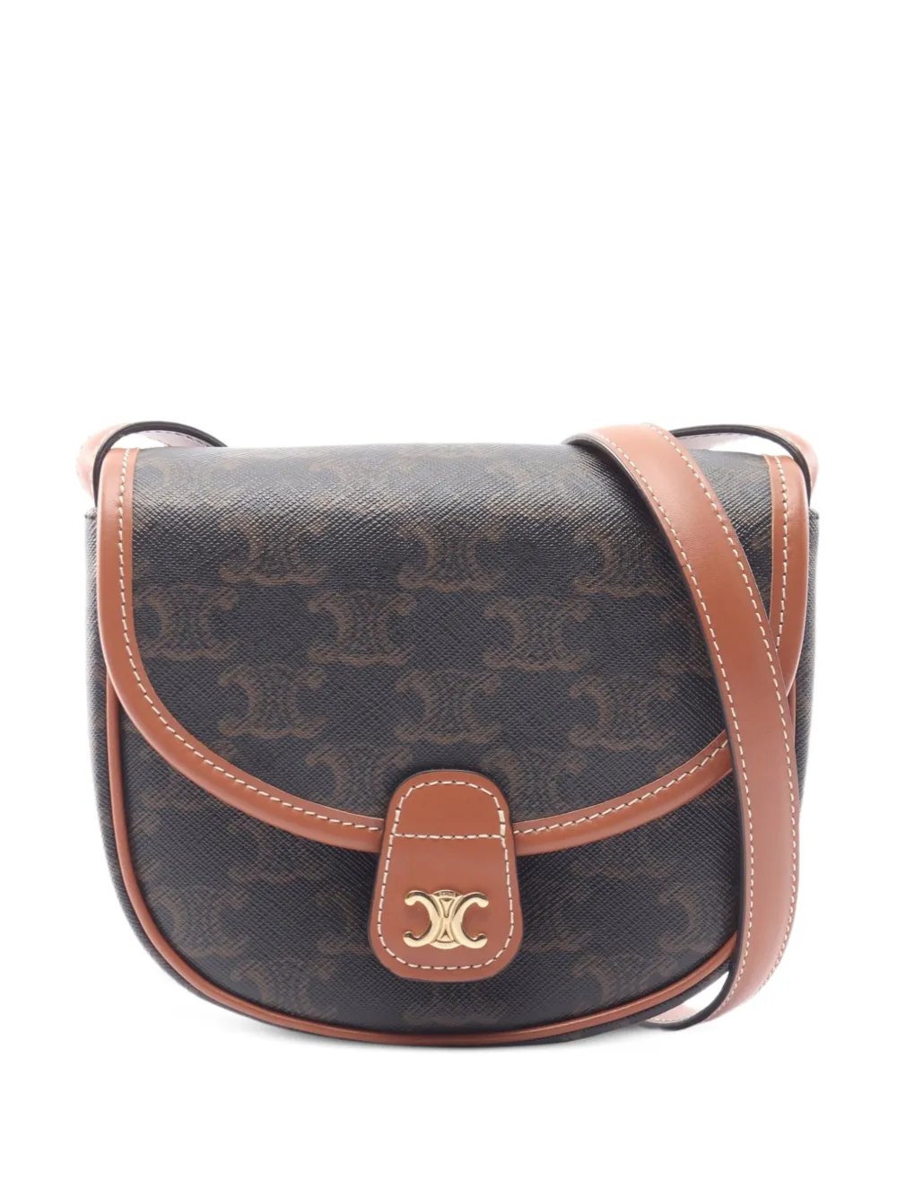 Celine Pre-Owned 2010s Mini Besace Triomphe cross body bag - Nero