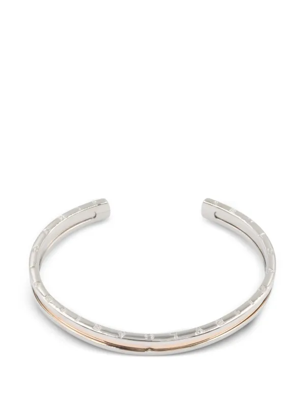 Bvlgari Pre-owned 2010s B-zero1 Open Bracelet in Silver