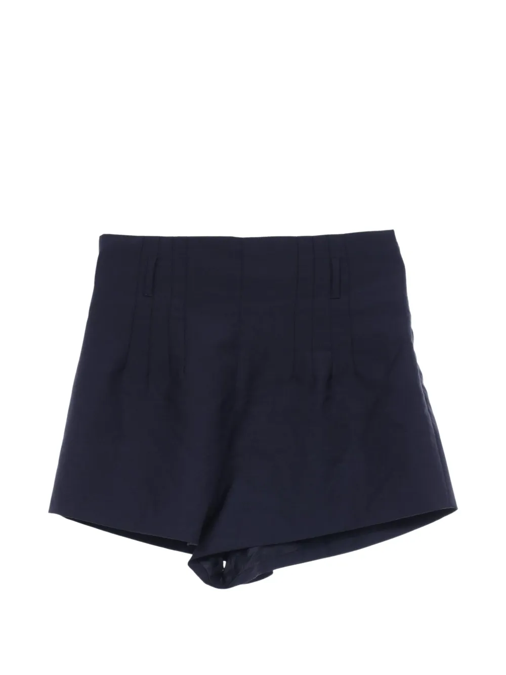 Prada Pre-Owned short à design plissé (années 2010) - Bleu Prada Pre-Owned short à design plissé (années 2010) - Bleu