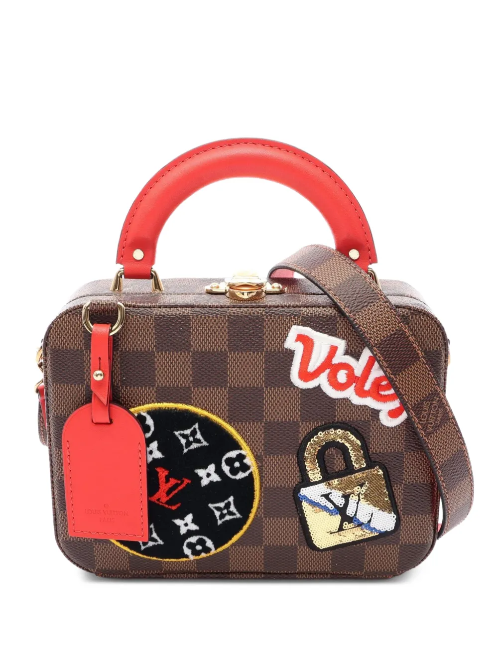 Louis Vuitton Pre-Owned 2018 Damier Ebene LV Stories Tote Bag - Braun