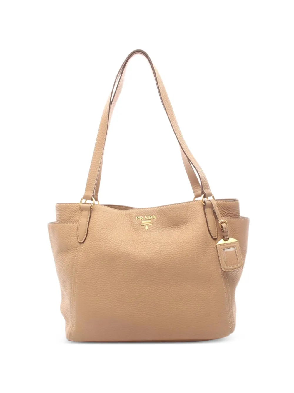 Prada Pre-Owned 2000s grained leather tote bag - Toni neutri