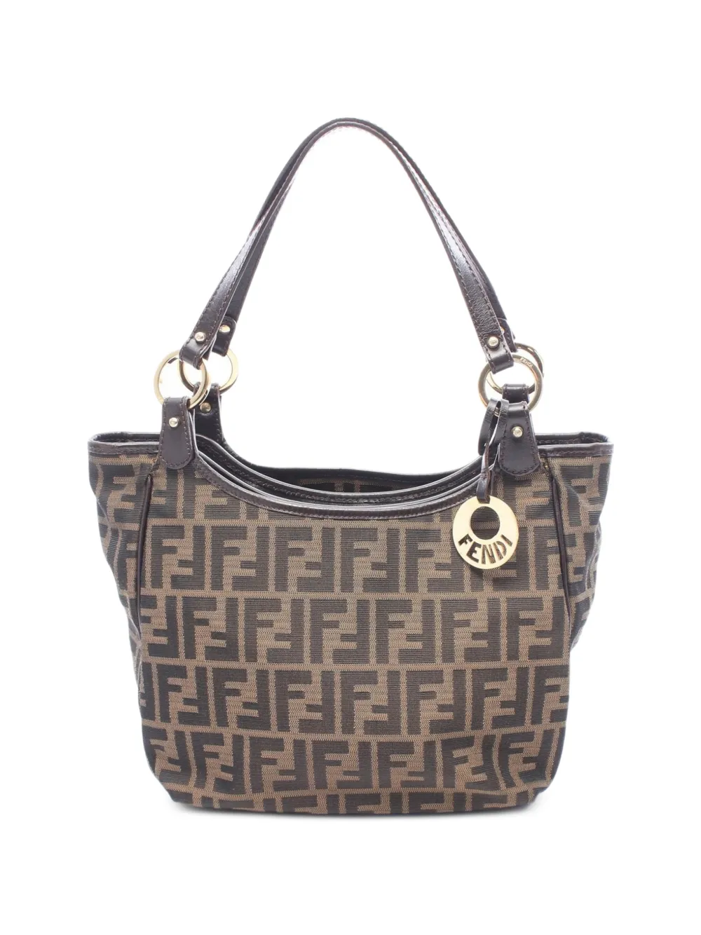 Fendi Pre-Owned 2000 Zucca Schultertasche - Braun