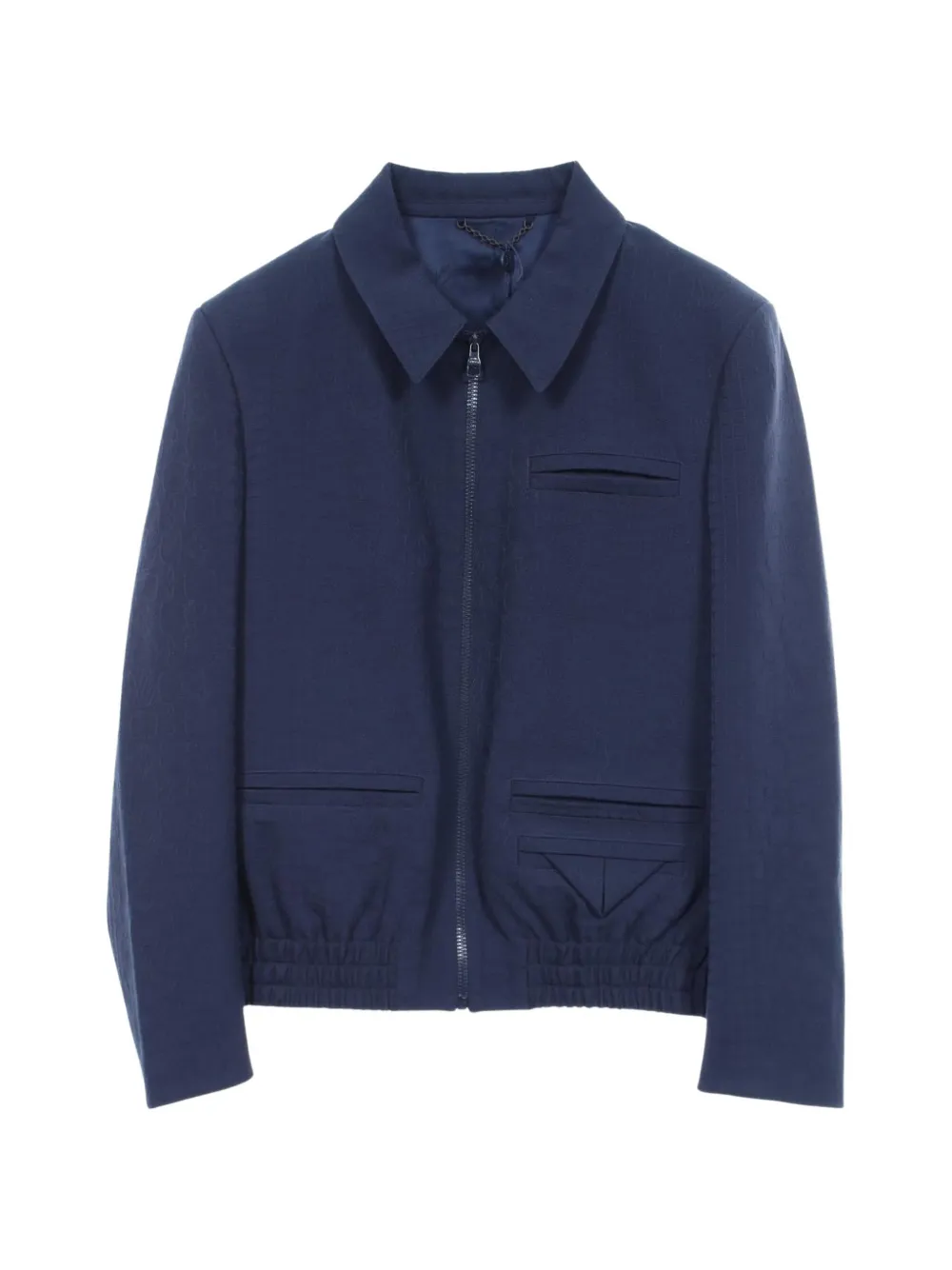 Louis Vuitton Pre-Owned veste à motif monogrammé (années 2010) - Bleu Louis Vuitton Pre-Owned veste à motif monogrammé (années 2010) - Bleu