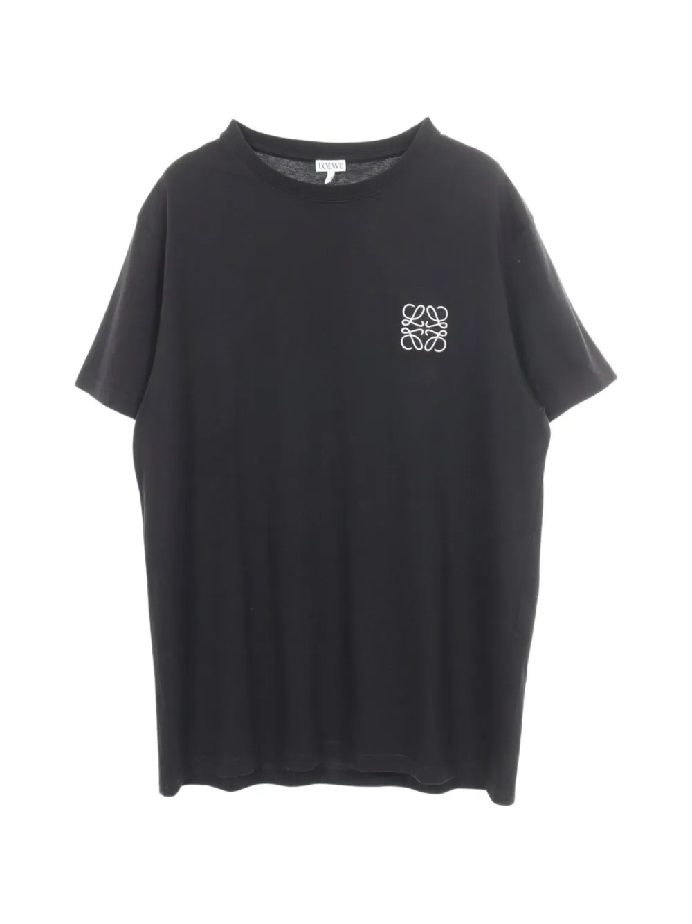 Loewe Pre-Owned t-shirt à logo Anagram brodé (années 2010) - Noir Loewe Pre-Owned t-shirt à logo Anagram brodé (années 2010) - Noir