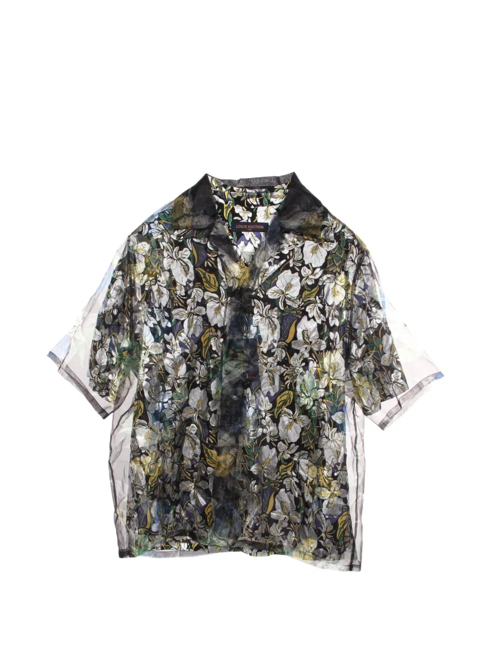 Louis Vuitton Pre-Owned chemise superposée Aloha à fleurs (années 2020) - Noir