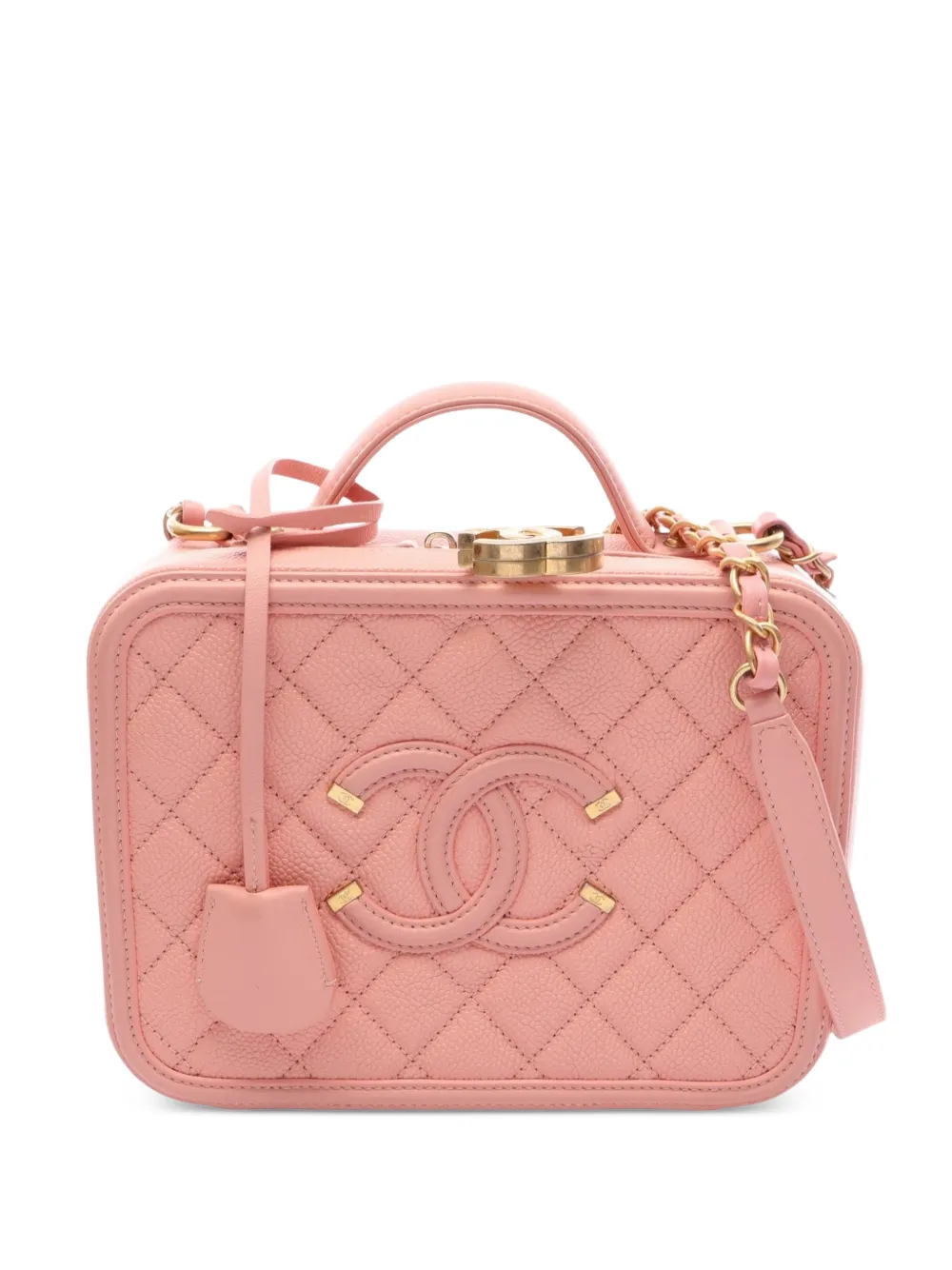CHANEL Pre-Owned 2019 CC Figley Tote Bag - Rosa