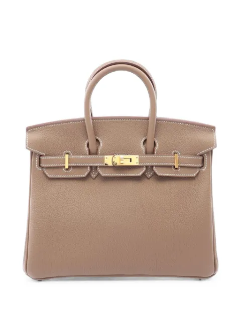 Hermès Pre-Owned Birkin 25 Togo 手提包(2026年典藏款)