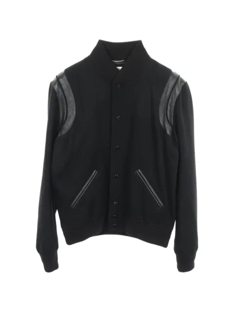 Saint Laurent Pre-Owned 2010s Teddy bomber jacket