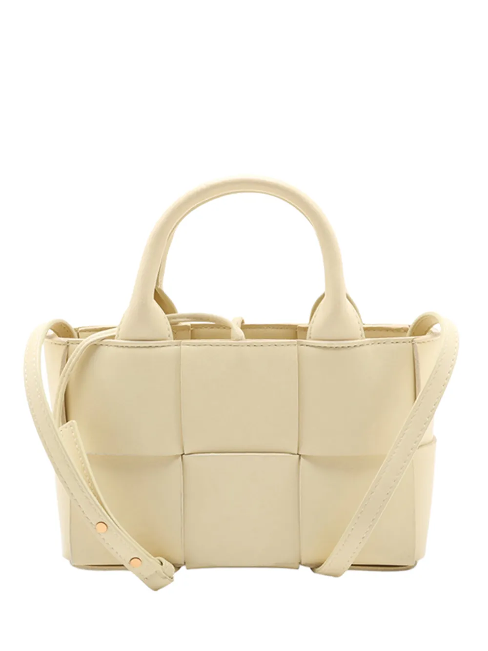 Bottega Veneta Pre-Owned 2012-2026 Candy Intrecciato Arco satchel - Bianco