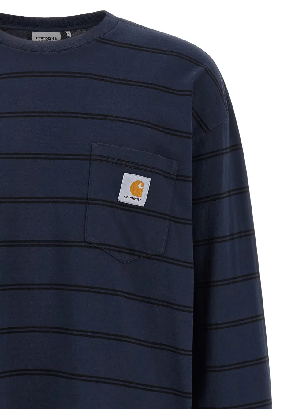 Carhartt WIP Cadorna striped long-sleeved T-shirt Blauw