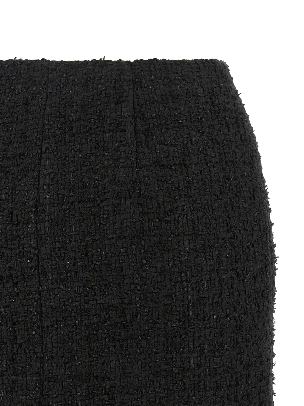 Balmain Rok met dubbele rij knopen Zwart