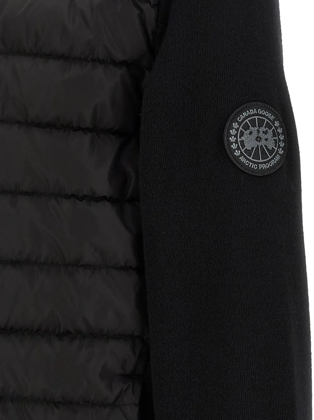 Canada Goose HyBridge Flavio gewatteerd jack Zwart