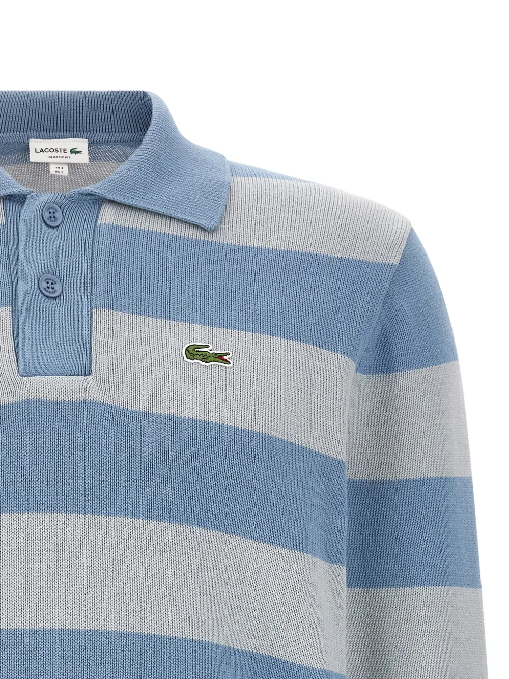 Lacoste Gestreept poloshirt Blauw