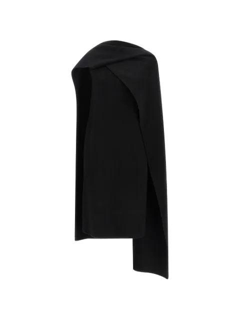 KHAITE Ramona draped-cape dress