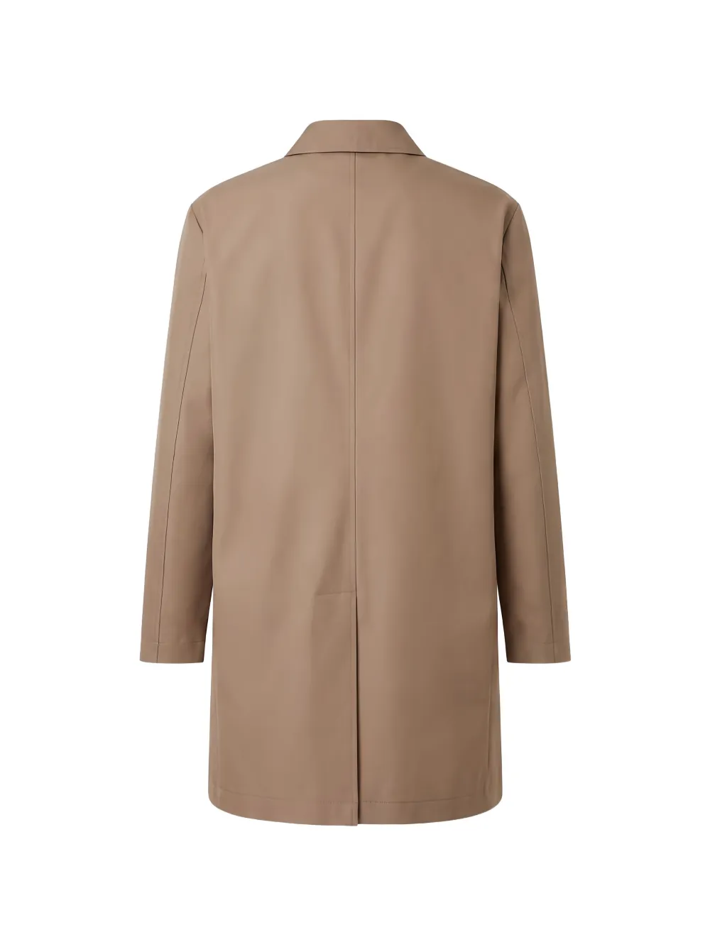 Peserico button-up single-breasted coat Bruin