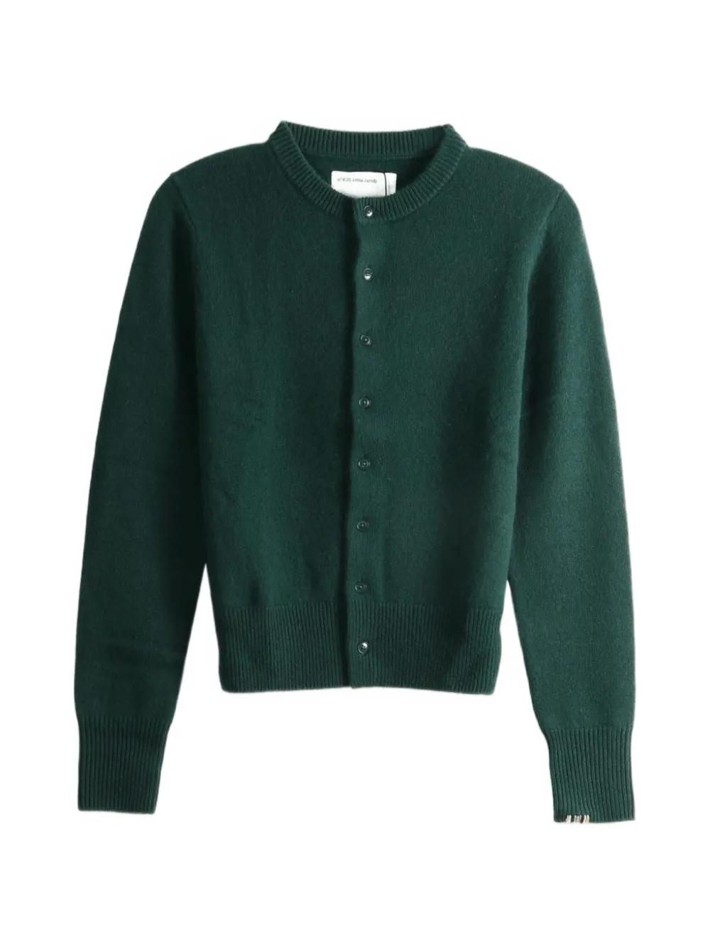 extreme cashmere button-up knitted cardigan