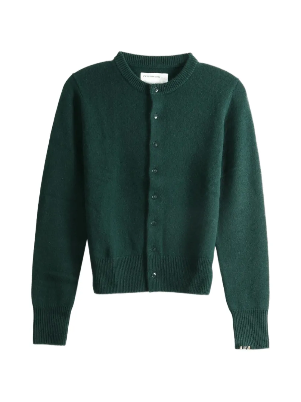 extreme cashmere button-up knitted cardigan
