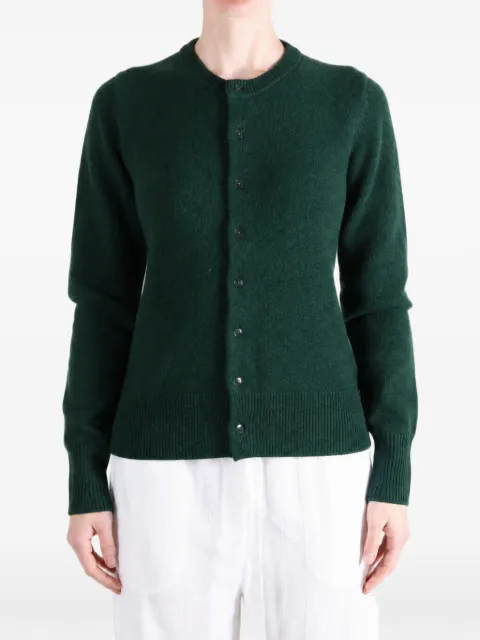 extreme cashmere cardigan en maille à boutonnière