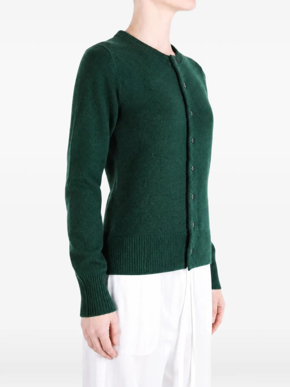extreme cashmere Wollen vest Groen