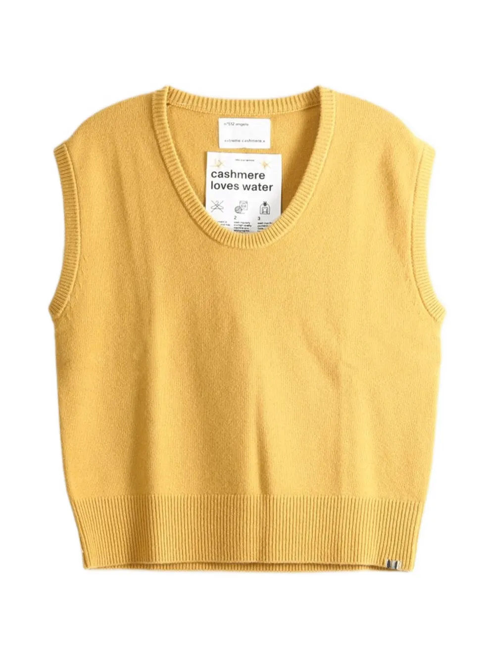 extreme cashmere N°512 Angele fine-knit sleeveless vest