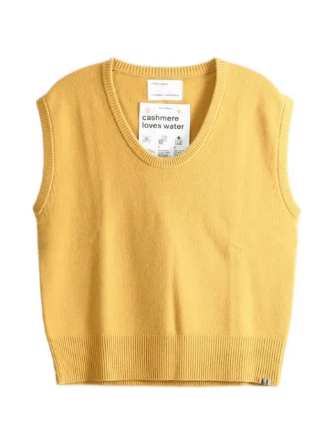 extreme cashmere N°512 Angele fine-knit sleeveless vest